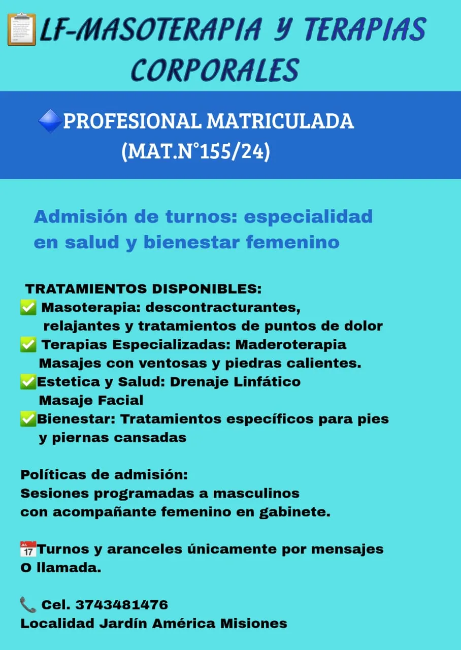 LF-Masoterapia y Terapias Corporales